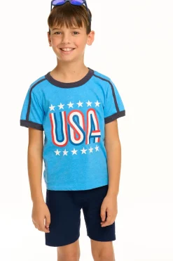 Online Chaser Brand USA Recycled Vintage Jersey Tee