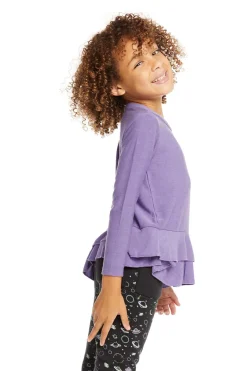 Clearance Chaser Brand Veronica Purple Long Sleeve Tee