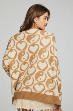 Best Chaser Brand Vibe Cardigan - Latte