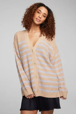 Outlet Chaser Brand Vibe Fairfax Stripe Cardigan