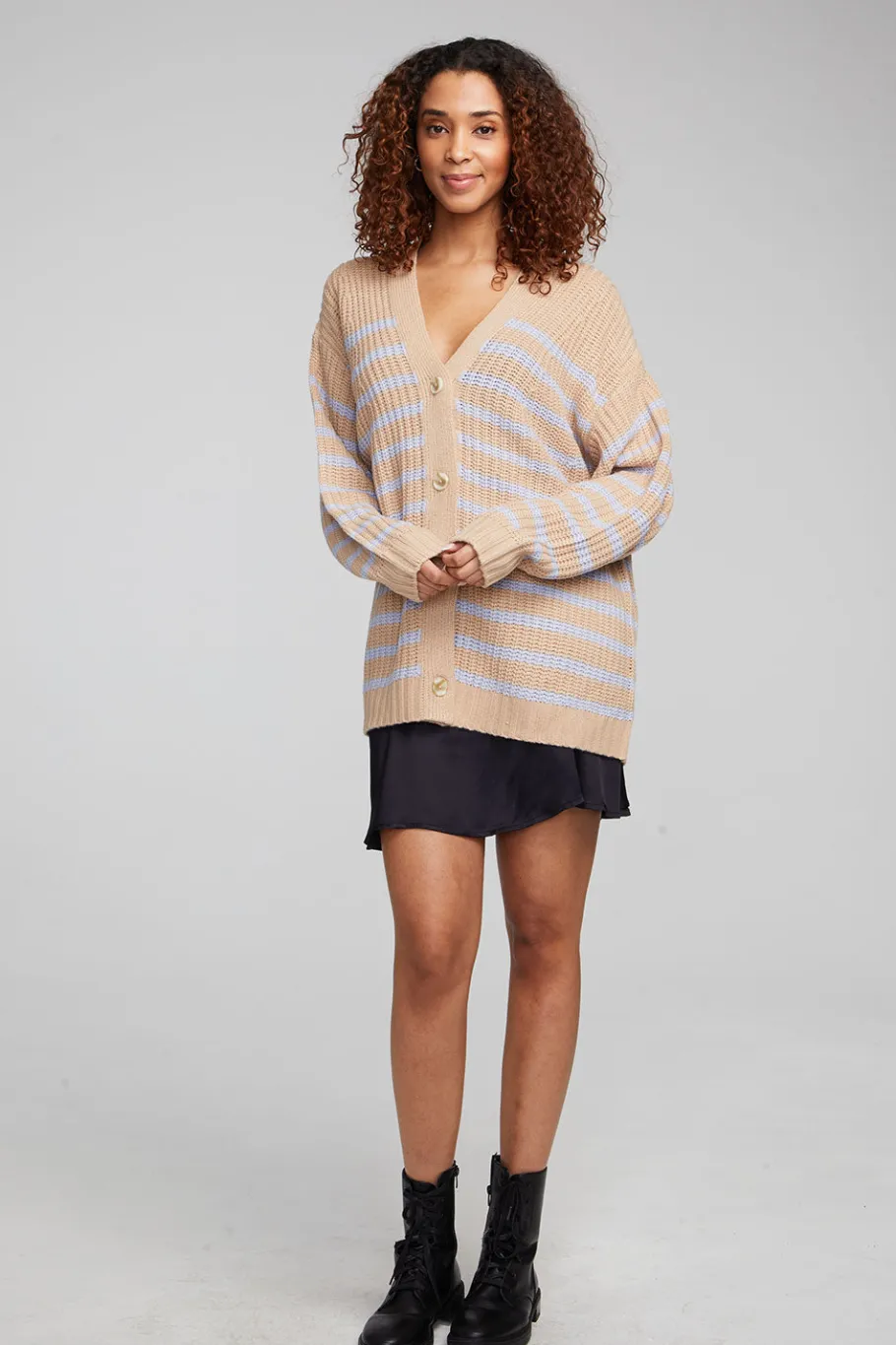 Outlet Chaser Brand Vibe Fairfax Stripe Cardigan
