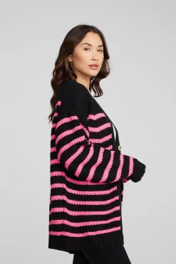 Hot Chaser Brand Vibe Melrose Stripe Cardigan