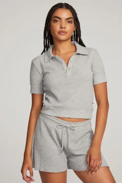 Flash Sale Chaser Brand Victoria Grey Marl Pullover