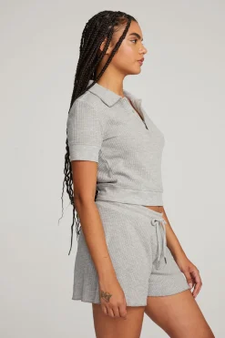 Flash Sale Chaser Brand Victoria Grey Marl Pullover