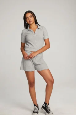 Flash Sale Chaser Brand Victoria Grey Marl Pullover