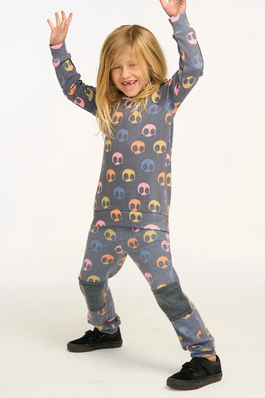 Shop Chaser Brand Vintage Fleece Skull Candy Pant