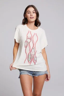 Clearance Chaser Brand Vintage Wallpaper Crew Neck Tee