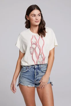 Clearance Chaser Brand Vintage Wallpaper Crew Neck Tee