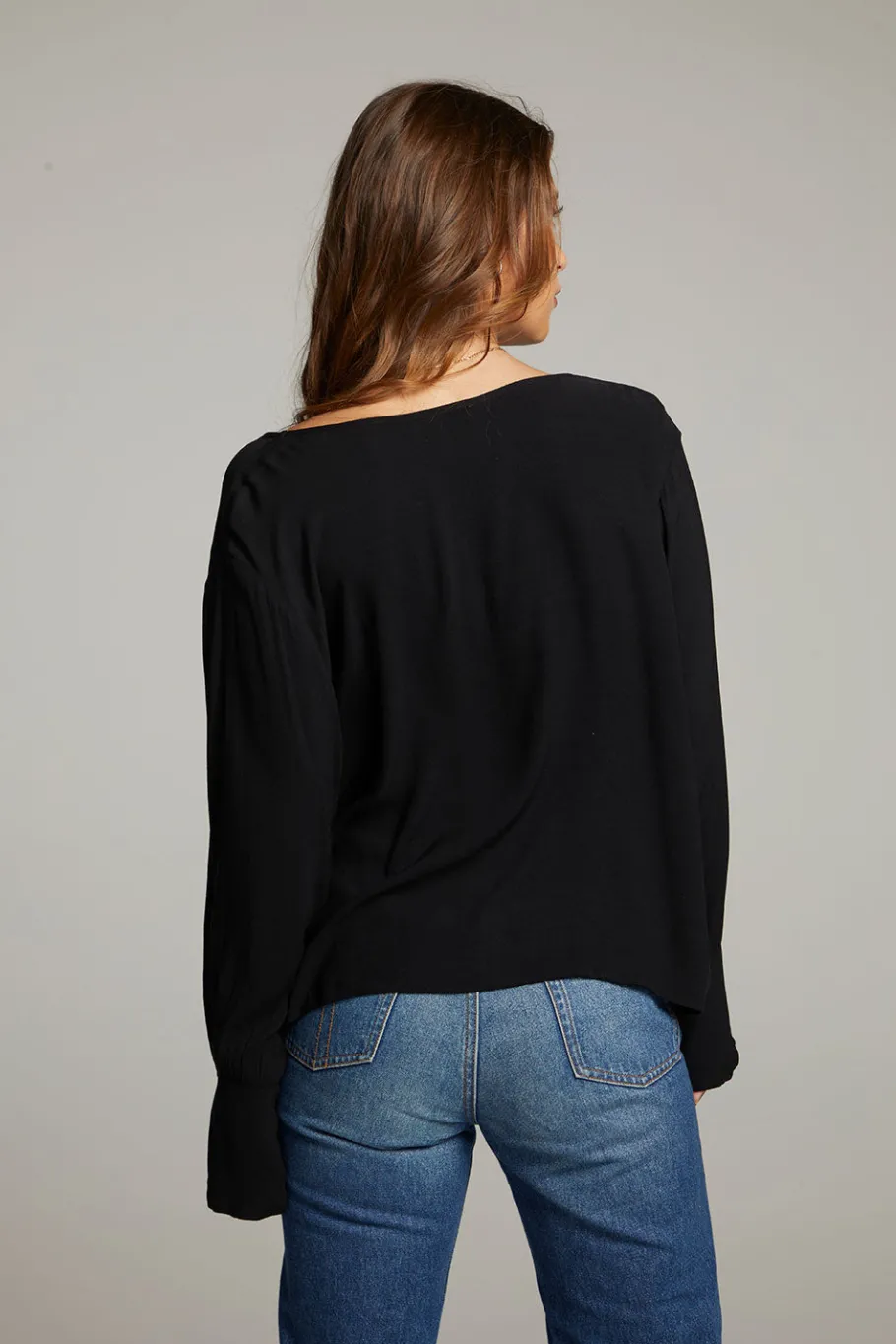 Shop Chaser Brand Warren Licorice Blouse