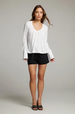 Cheap Chaser Brand Warren White Blouse