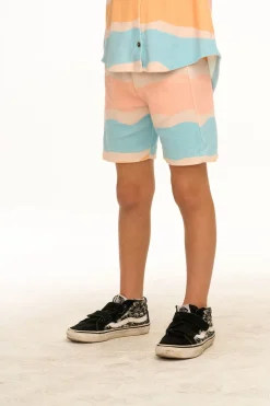 Best Sale Chaser Brand Welt Wavy Stripe Pocket Shorts