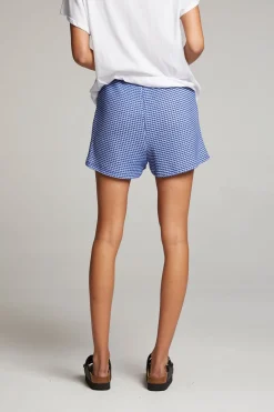 Cheap Chaser Brand West Cobalt Blue Palm Short