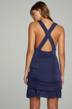 Hot Chaser Brand Westside Mini Dress - Dark Denim