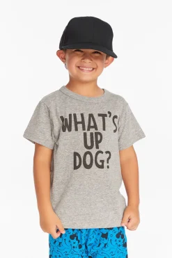Flash Sale Chaser Brand What's Up Dog Boys Crew Neck Tee
