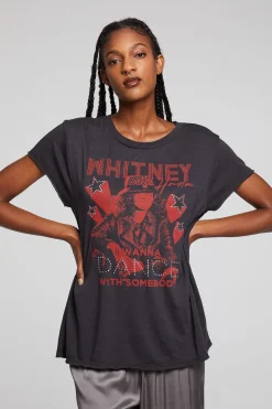 Best Chaser Brand Whitney Houston I Wanna Dance With Somebody Tee