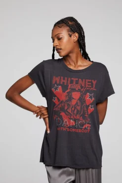 Best Chaser Brand Whitney Houston I Wanna Dance With Somebody Tee