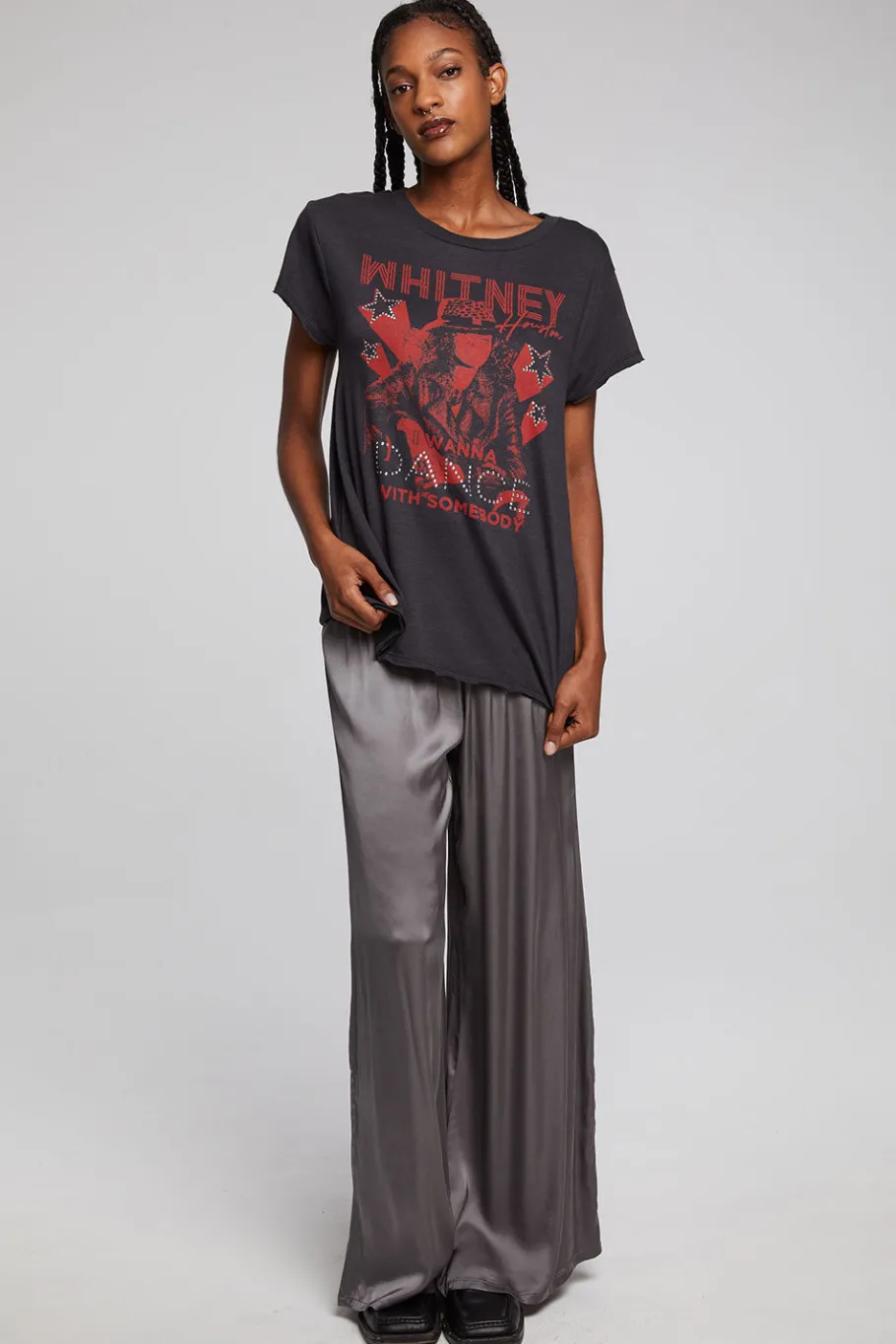 Best Chaser Brand Whitney Houston I Wanna Dance With Somebody Tee