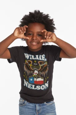Best Chaser Brand Willie Nelson Born For Trouble Boys Tee