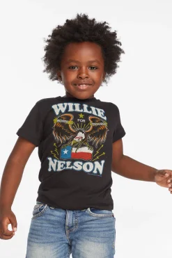 Best Chaser Brand Willie Nelson Born For Trouble Boys Tee