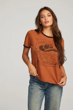 Best Sale Chaser Brand Willie Nelson Cowboys Tee