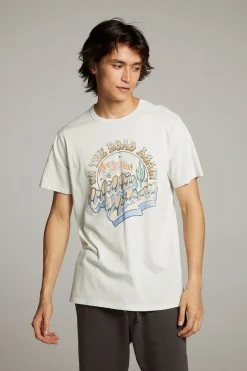 Fashion Chaser Brand Willie Nelson On The Road Again Crew Neck Tee