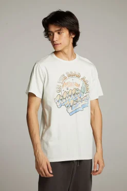 Fashion Chaser Brand Willie Nelson On The Road Again Crew Neck Tee