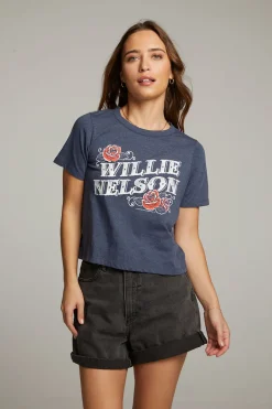Sale Chaser Brand Willie Nelson Roses Tee