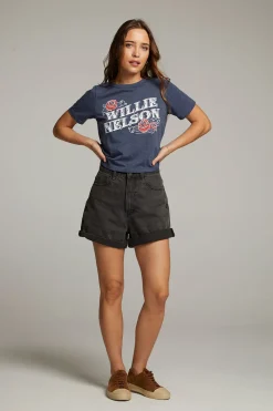 Sale Chaser Brand Willie Nelson Roses Tee