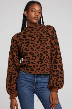 Store Chaser Brand Willie Old Town Leopard Pullover