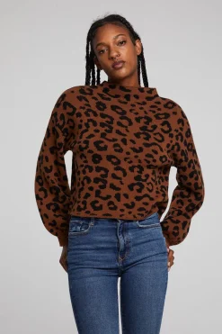 Store Chaser Brand Willie Old Town Leopard Pullover