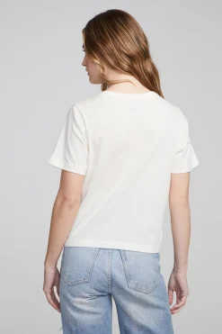 Discount Chaser Brand Wine Short Sleeve Embroidery Tee