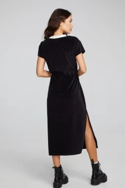 Cheap Chaser Brand Woods Shadow Black Dress