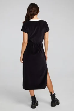 Cheap Chaser Brand Woods Shadow Black Dress