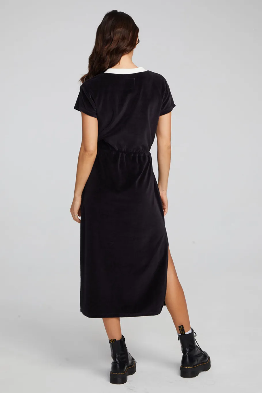 Cheap Chaser Brand Woods Shadow Black Dress