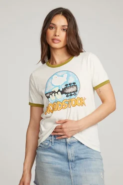 Best Chaser Brand Woodstock Bird On Guitar Tee