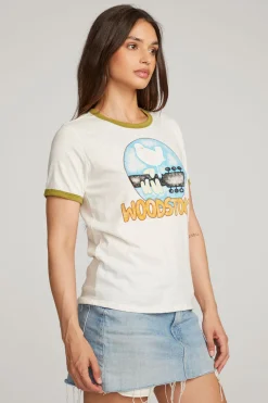 Best Chaser Brand Woodstock Bird On Guitar Tee