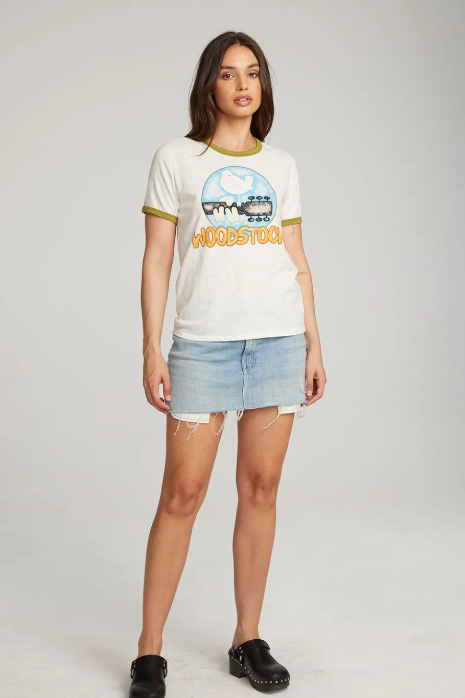 Best Chaser Brand Woodstock Bird On Guitar Tee