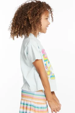 Discount Chaser Brand Woodstock Peace Sign Girls Tee