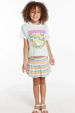 Discount Chaser Brand Woodstock Peace Sign Girls Tee