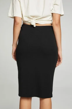Best Sale Chaser Brand Wrap Front Pencil Skirt