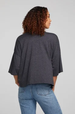 Cheap Chaser Brand Yoko Shadow Black Tee