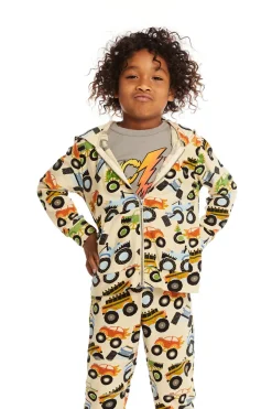 Discount Chaser Brand Zip Up Monster Truck Hoodiee
