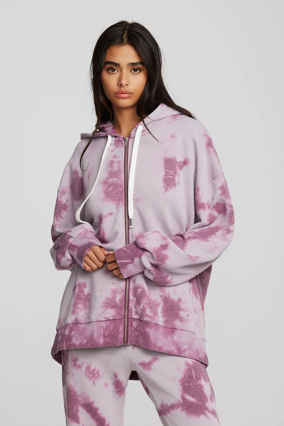 Hot Chaser Brand Zuma Cotton Terry Zip Up Hoodie