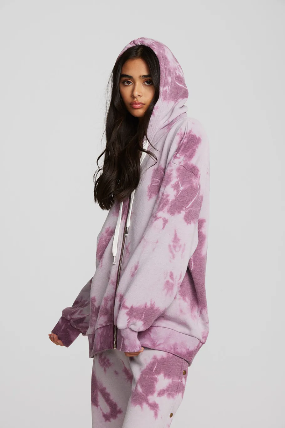 Hot Chaser Brand Zuma Cotton Terry Zip Up Hoodie