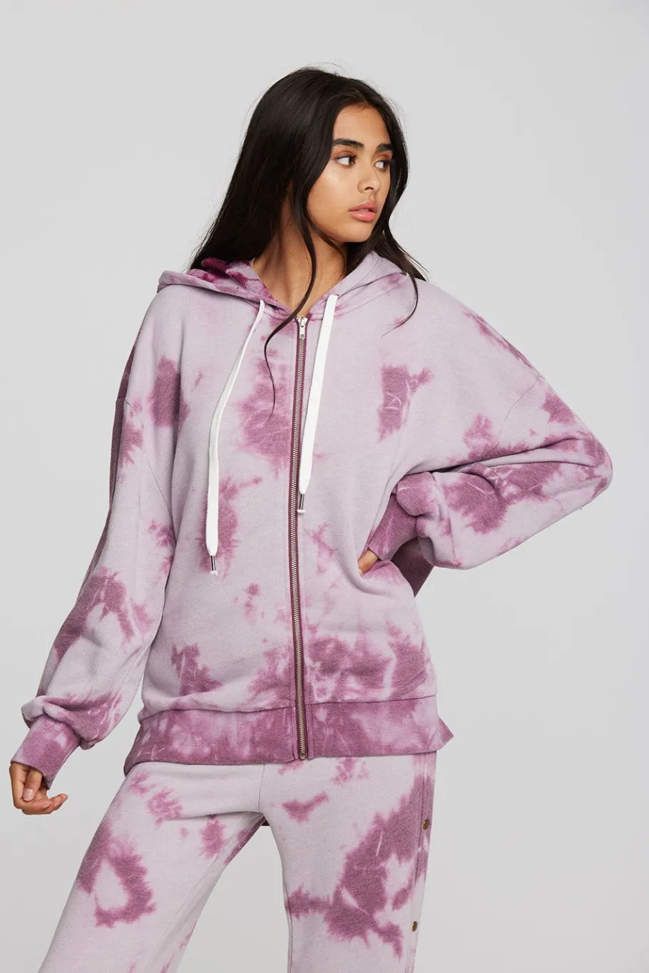 Hot Chaser Brand Zuma Cotton Terry Zip Up Hoodie
