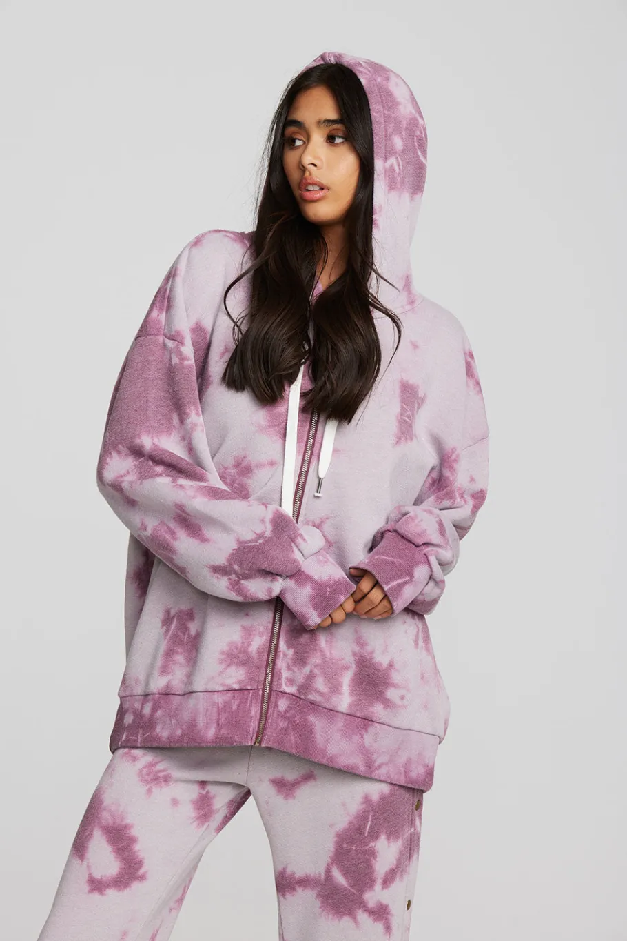Hot Chaser Brand Zuma Cotton Terry Zip Up Hoodie