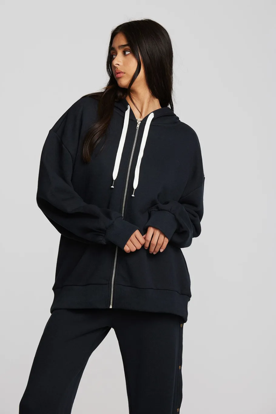 Discount Chaser Brand Zuma Cotton Terry Zip Up Hoodie